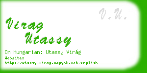 virag utassy business card